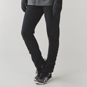 Rare! Lululemon Runderful Pants, Solid Black